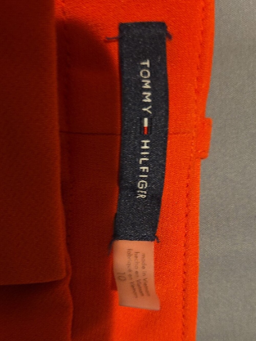 Tommy Hilfiger Orange Tailored Trousers - Picture 3 of 5